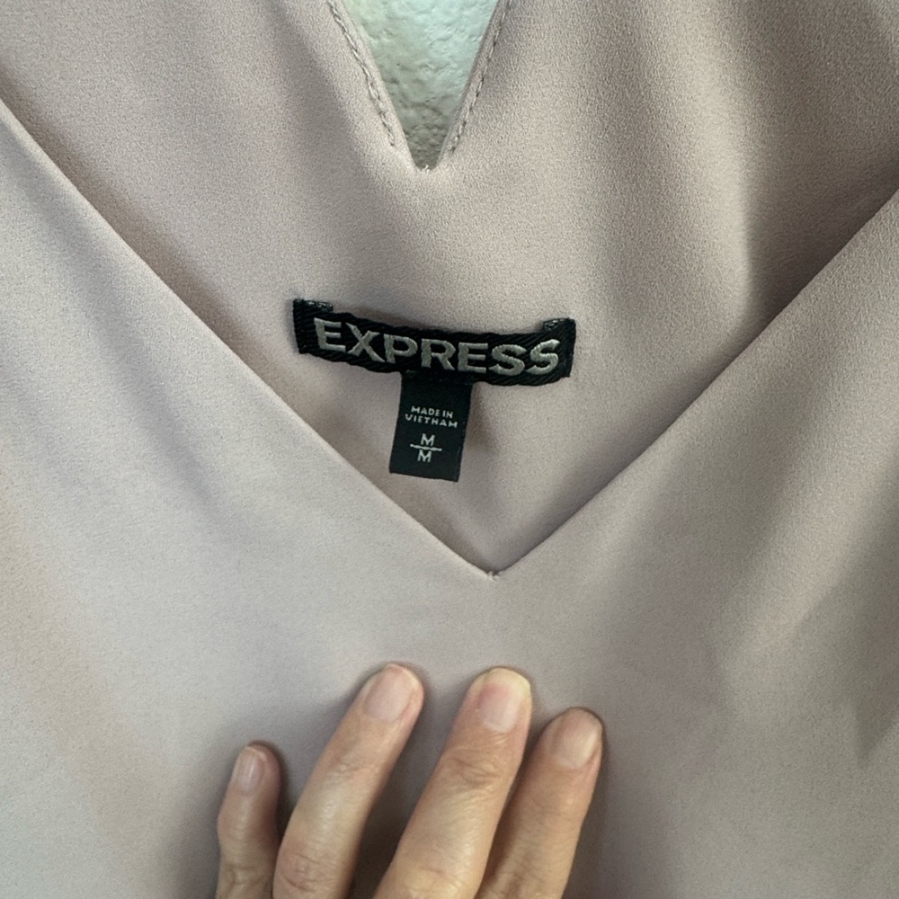 Express Mauve Camisole with Crisscross Back - Picture 2 of 3